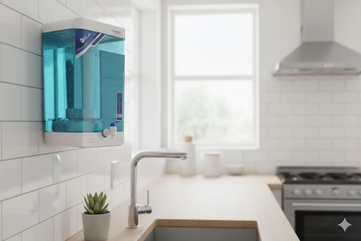 Aqua Glory Ro water Purifier RO + UV + TDS Controller + Active Copper + Alkaline + Zinc Best Premium 13 litter Work up to 3000 TDS/PPM suitable for all Water (Green)